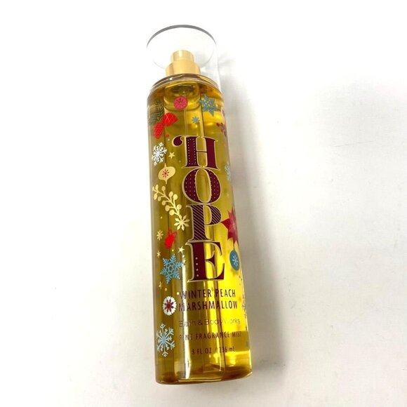 Bath & Body Works Hope Winter Peach Marshmallow Shower Gel Body Lotion Set - Picture 4 of 7